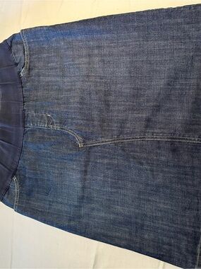 Maternity Denim skirt with Elastic Waist